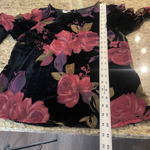 NWT MONSOON Size 4 JOANNA VELVET Burnout Floral  PRINT Blouse Witchy Whimsy Goth - Picture 10 of 10